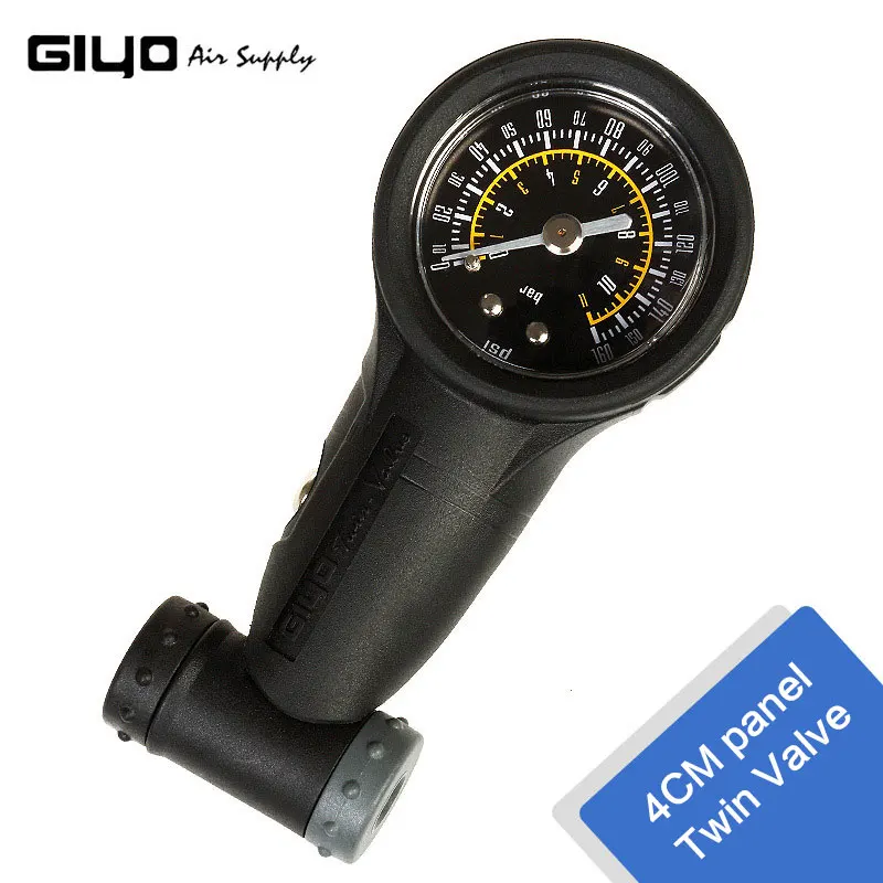Манометр Giyo 160 PSI Для велосипедной шины мини измеритель давления в шинах для