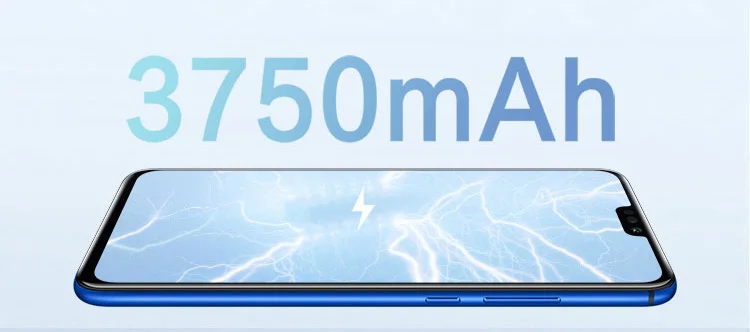 Honor 8x Global Rom 6,5 ''полноэкранное OTA обновление Восьмиядерный аккумулятор с отпечатком пальца 3750 мАч двойная задняя камера 20 МП Многоязычная
