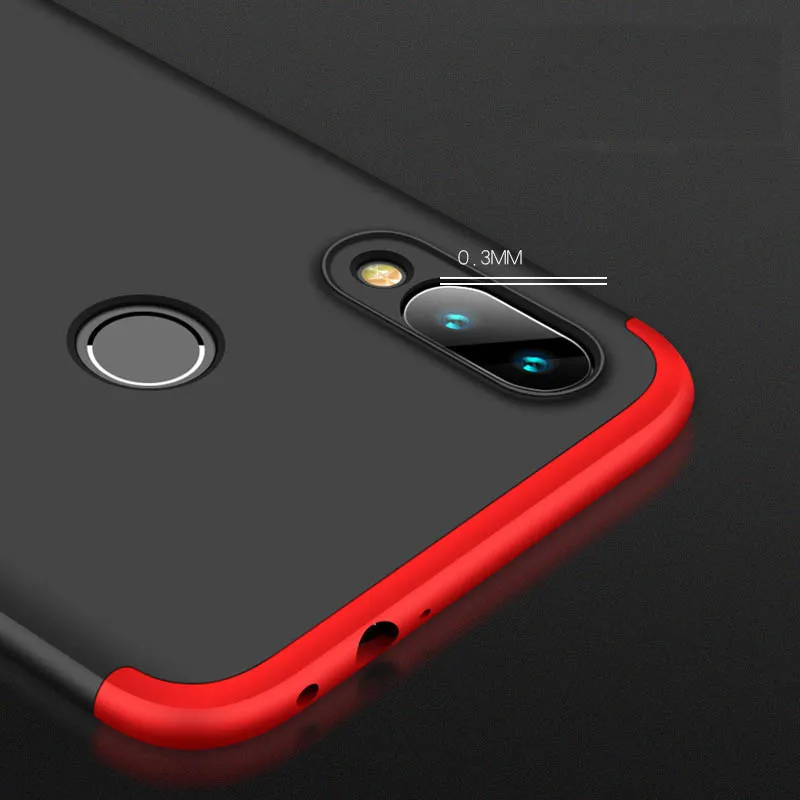 GKK Case for Xiaomi Redmi Note 7 360 Full Cover Phone Cases For note7 Fundas Shockproof Slim Matte Hard PC |
