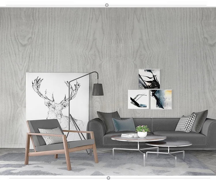 Самоклеящиеся обои с текстурой серого дерева наклейка на стену для шкафа стола