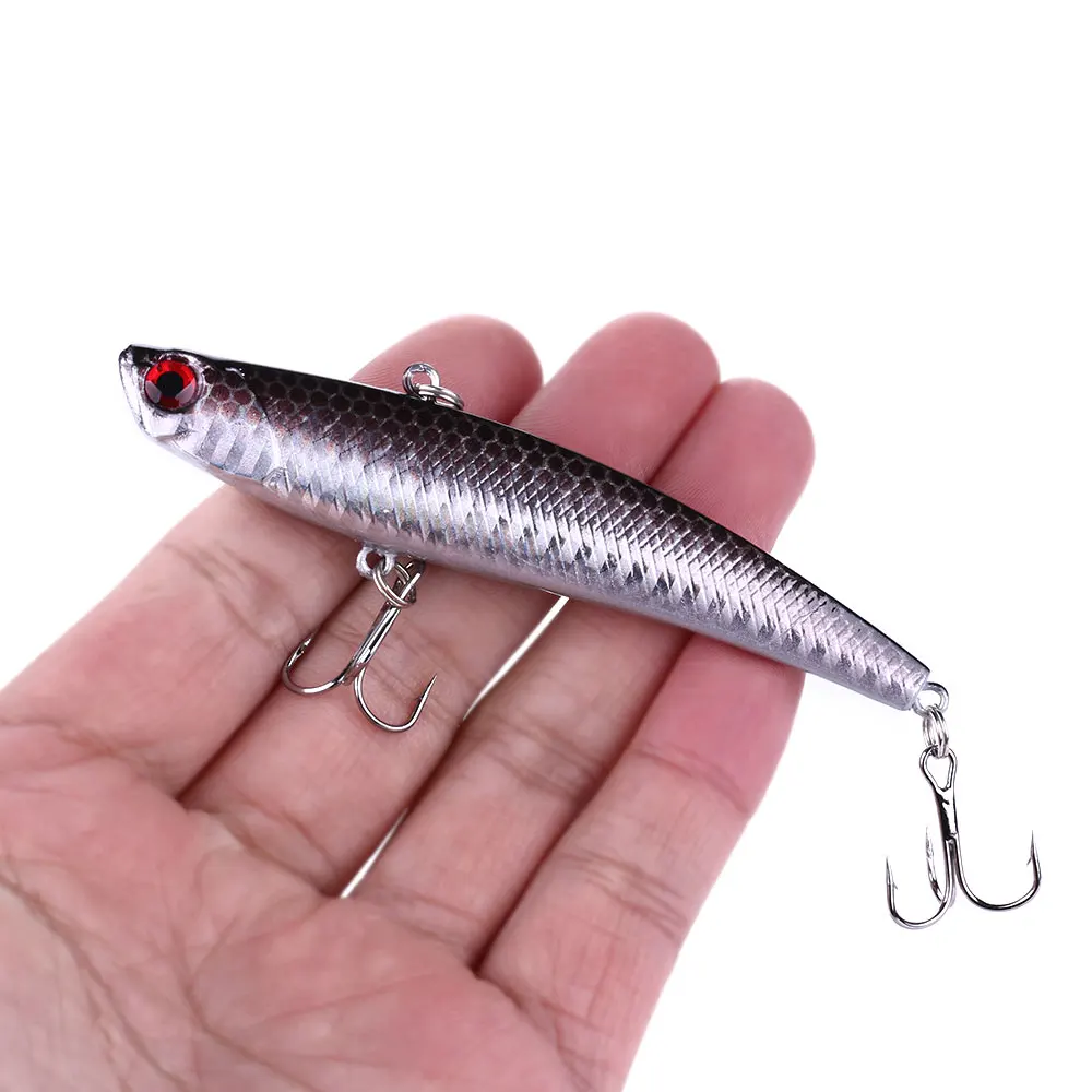 

9.5cm 26g Sinking VIB Fishing Lure Minnow Artificial Bait Vibration Winter Ice Wobbler Pesca Fishing Tackle