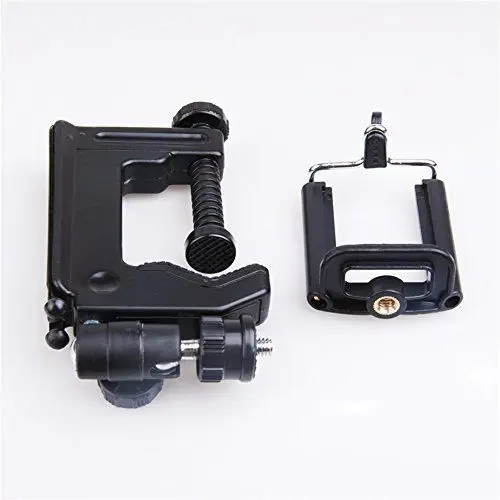 

Mini Portable Swiveling C-clamp Tripod Stand+clip for Iphone Samsung Camera Dslr