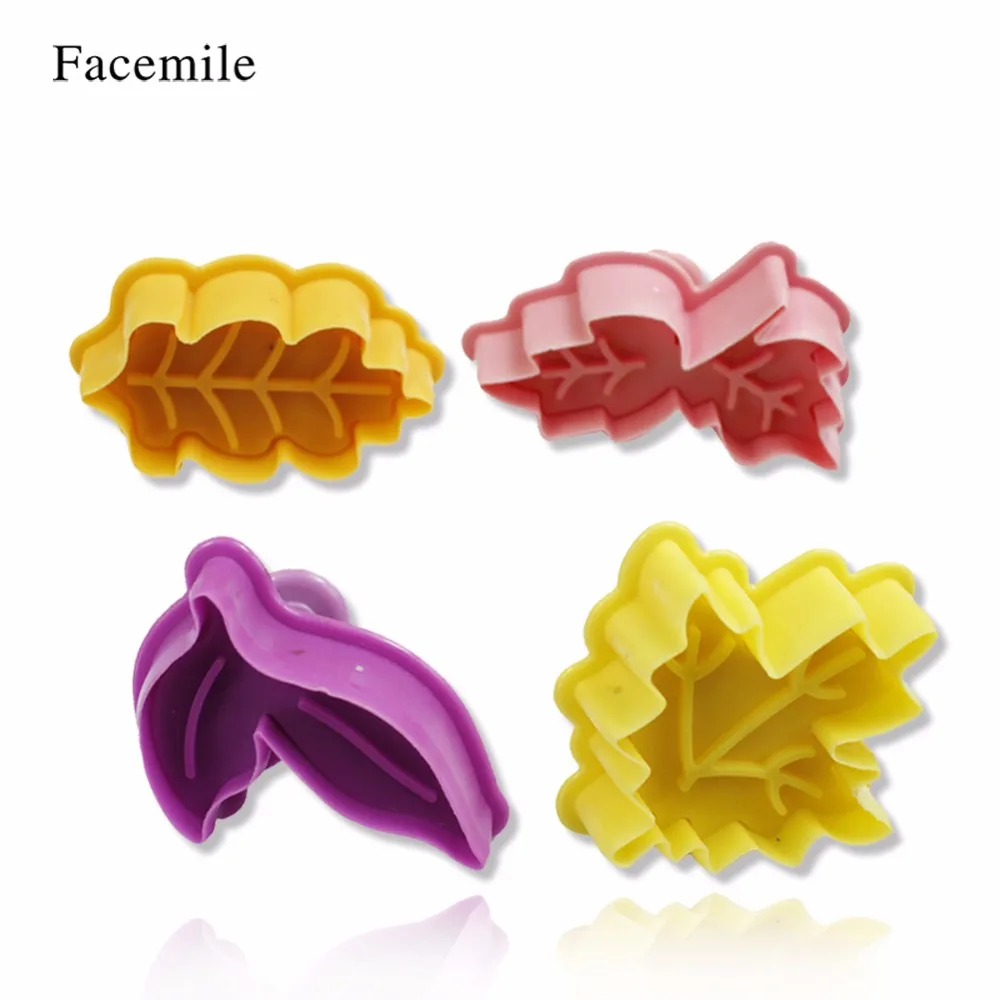 4 шт./компл. поршень для нарезки печенья в виде набор &quotсделай сам&quot Осень