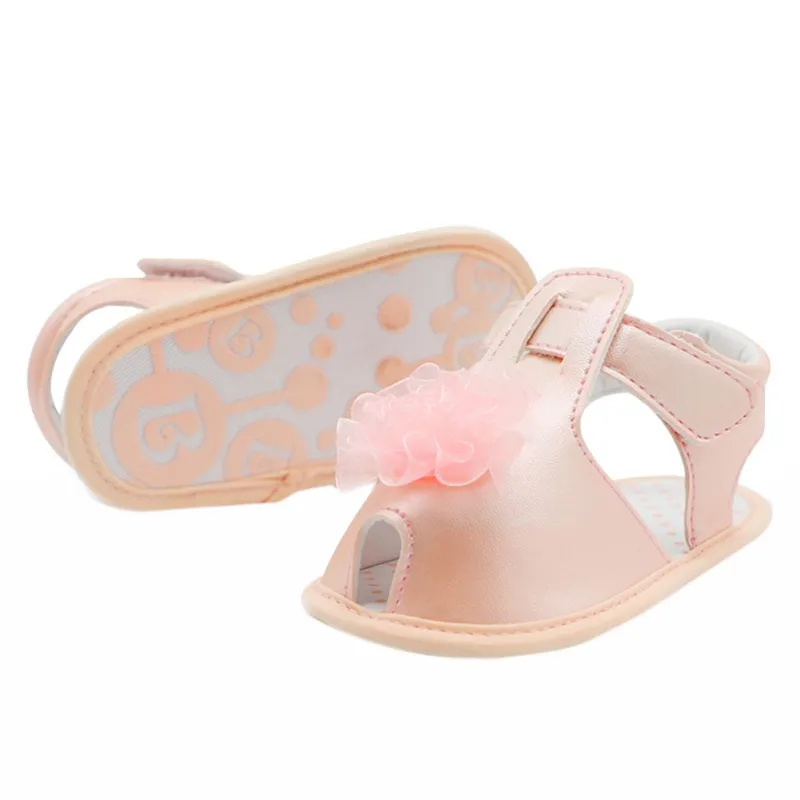 Модная однотонная обувь с цветочным кружевом и яркой поверхностью Нескользящая