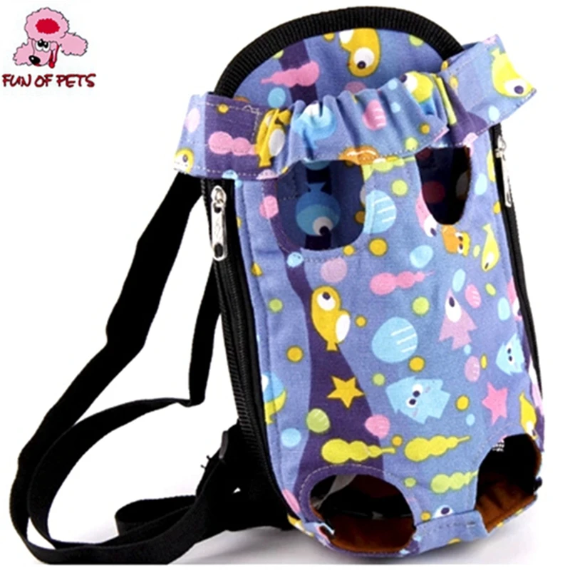 2017 Newly Dog Front Chest Backpack Pet Bag Cat Carrier Five Holes Outdoor Tote Sling Holder | Дом и сад - Фото №1