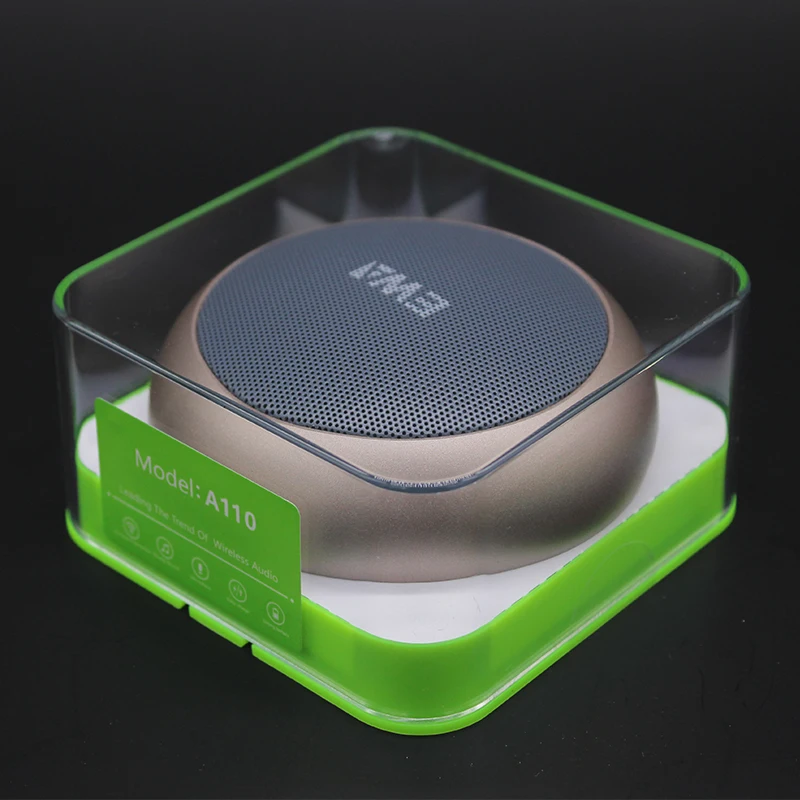 Makescc EWA A110 Bluetooth громкая связь мини динамик открытый портативный MP3 плеер круглый
