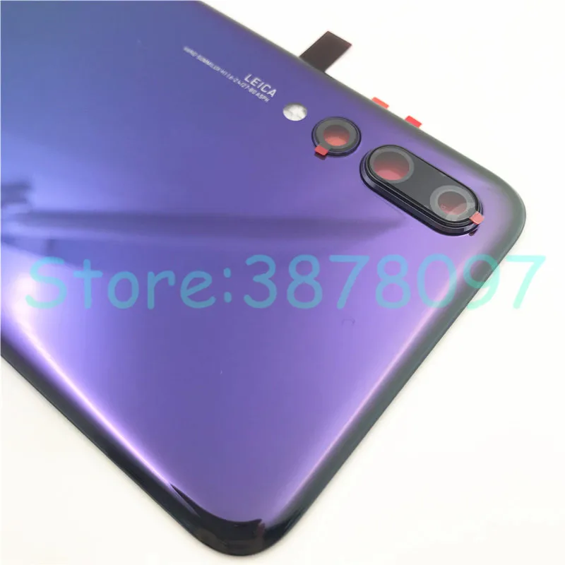 Оригинал для Huawei P20 Pro задняя крышка батарейного отсека корпус стеклянная панель