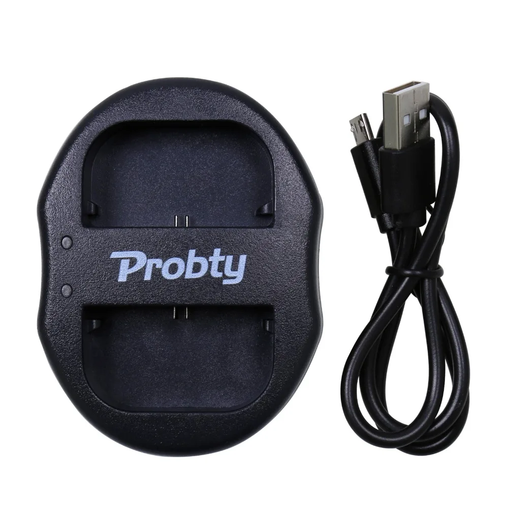 PROBTY LP E6 LPE6 Двухканальное USB Зарядное устройство для цифровой однообъективной