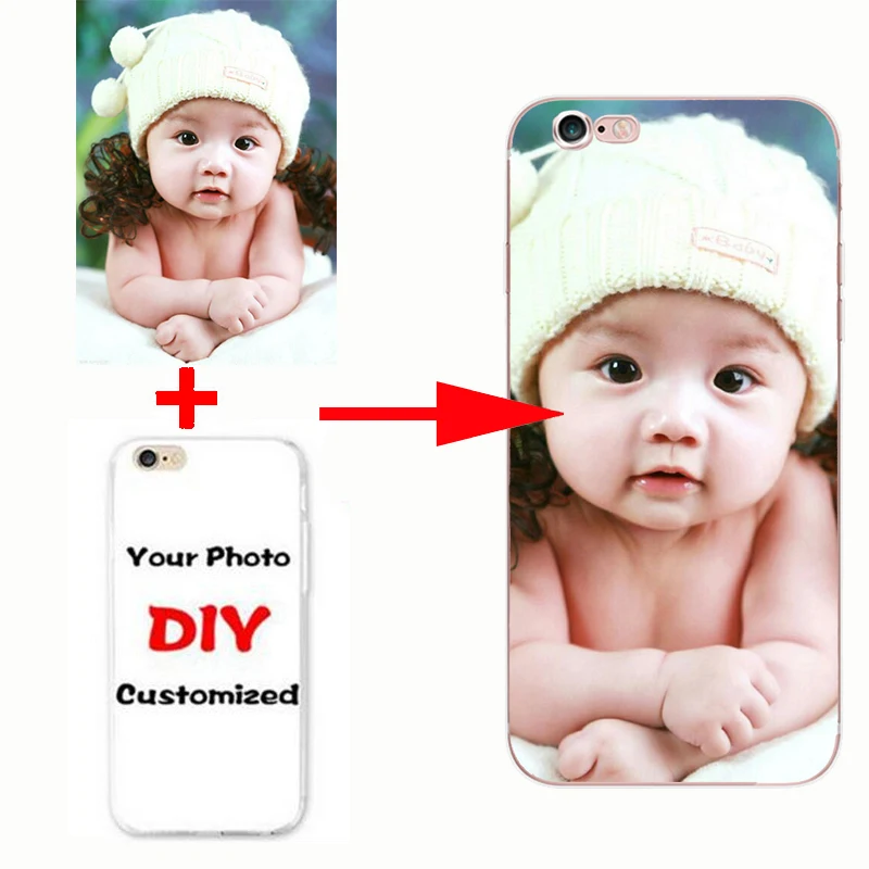 Изготовленный на заказ DIY дизайн логотипа Мягкий силиконовый чехол для
