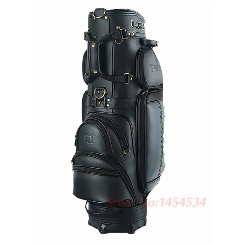 Brand Golf Genuine Leather Bag Standard Waterproof Golf Ball Package Large Capacity Cover Style High-end Personalized Custom