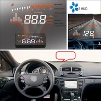 car hud head up display for mercedes benz e class w210w211 auto hud obd safe driving screen projector refkecting windshield