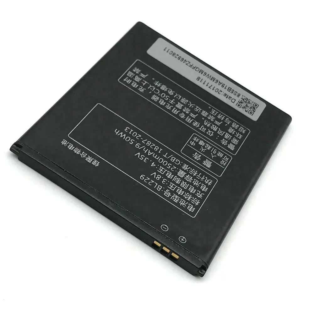 Новый BL229 2500 мАч литий полимерный аккумулятор для Lenovo A8 A806 A808T BL 229 Rechargement Phone|battery for