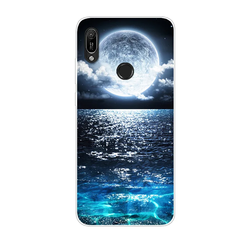 Чехол для Huawei Y6 2019 мягкий силиконовый чехол накладка телефона Y6S Prime Pro Y 6S из ТПУ