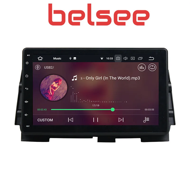Автомагнитола Belsee для Nissan Kicks Micra стерео-система с IPS-экраном 2016 дюйма Android 2017