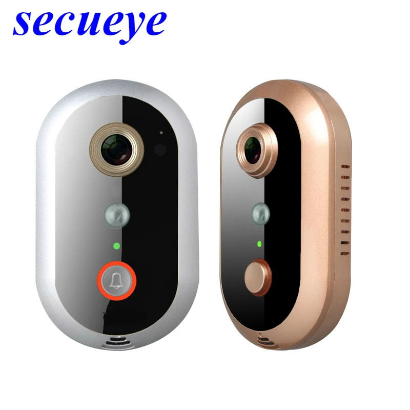 

Видеодомофон Secueye 720P с Wi-Fi и камерой, беспроводной домашний IP-звонок с пассивным ИК сигналом, двухстороннее аудио, iOS/Android