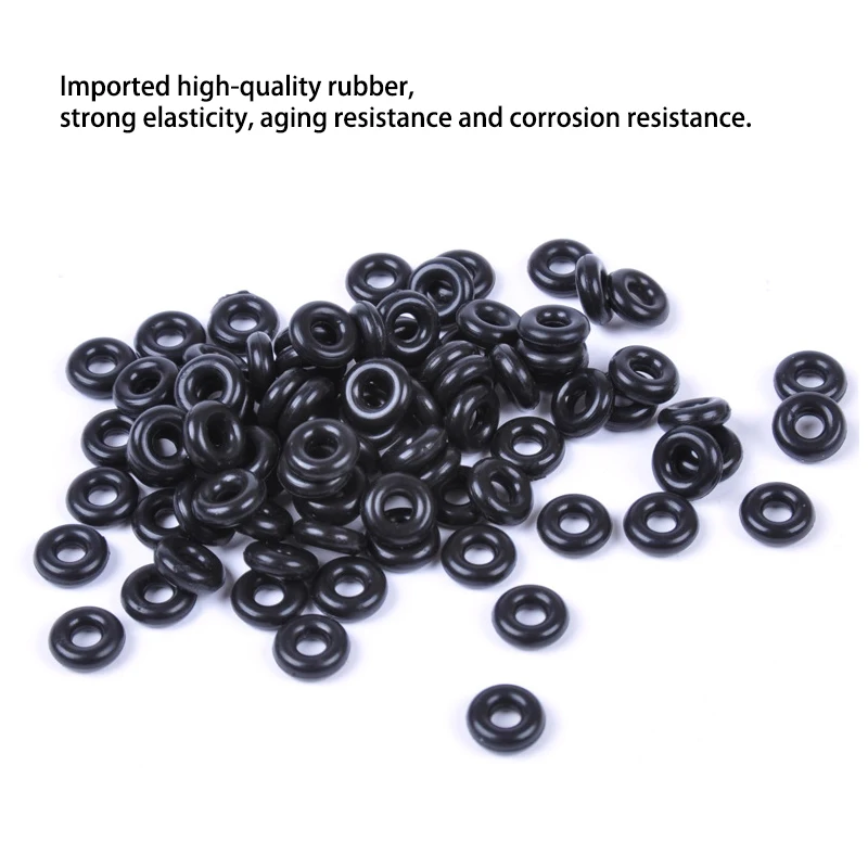 500pcs/pack Leo Top Quality O-shaped Ring 27001 Rod Clip Tippet Connector RubberRubber Rings Fishing Accessories Pesca Swivel | Спорт и