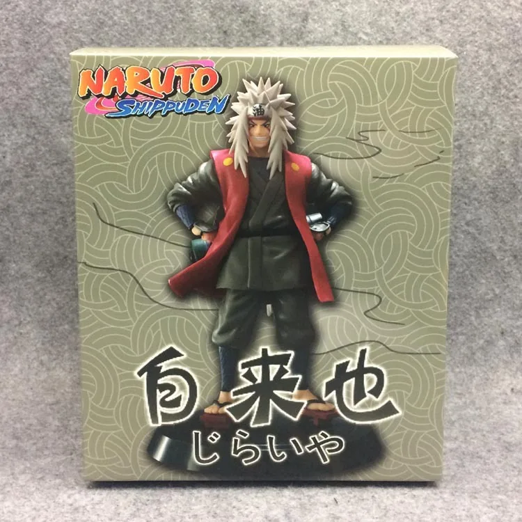 HKXZM аниме 18 см Наруто Shippuden Jiraiya Статуэтка из ПВХ Фигурки игрушки Коллекционная