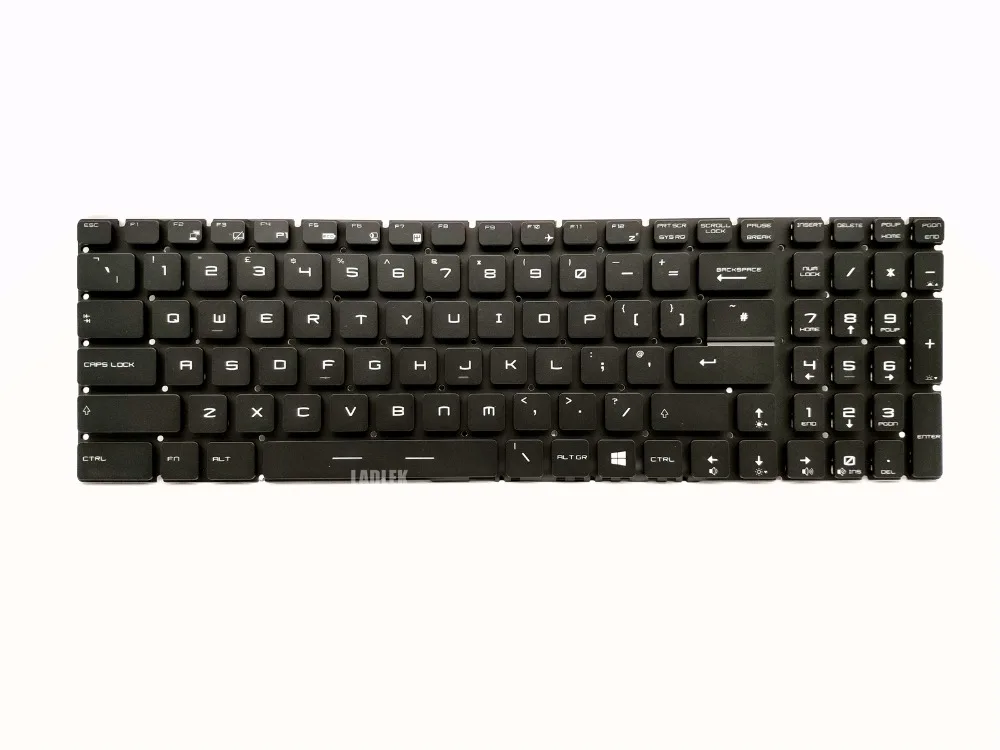 Новая полноцветная RGB клавиатура с подсветкой для MSI Gaming GT72 2QD/GT72 6QD Dominator G GT72S Pro Dragon