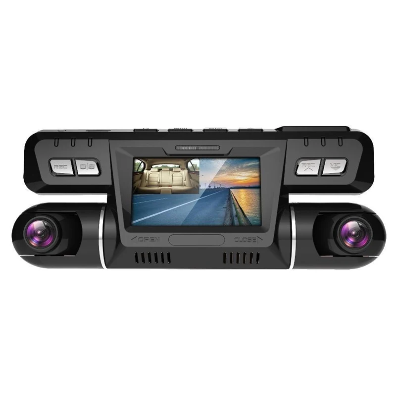P28 Dash Cam с Wifi Dual 1920X1080P фронтальная и каютная камера