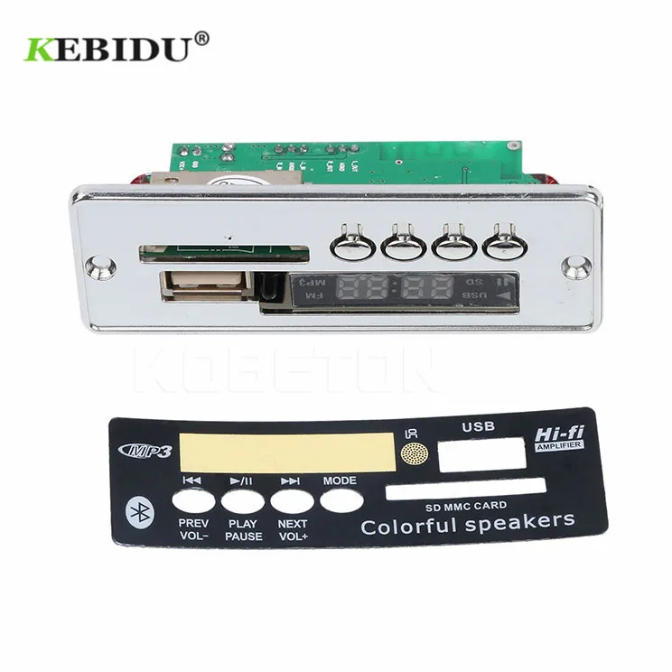 KEBIDU USB Встроенный Bluetooth MP3 декодер доска модуль Hands-free JQ-D028BT плеер с пультом