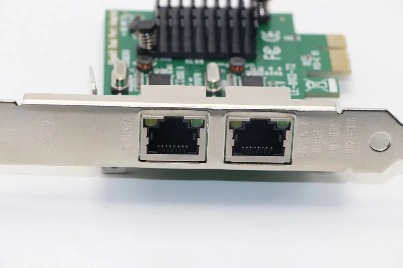 Высокое качество сетевая карта Gigabit Ethernet PCI Express 1000 м PCIE 2 порта RJ45 NIC сервер Lan