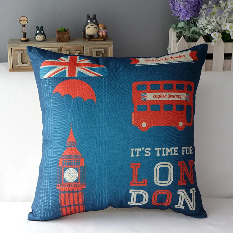 18 &quotпостельное белье из хлопка в английском стиле для подушек/Британский