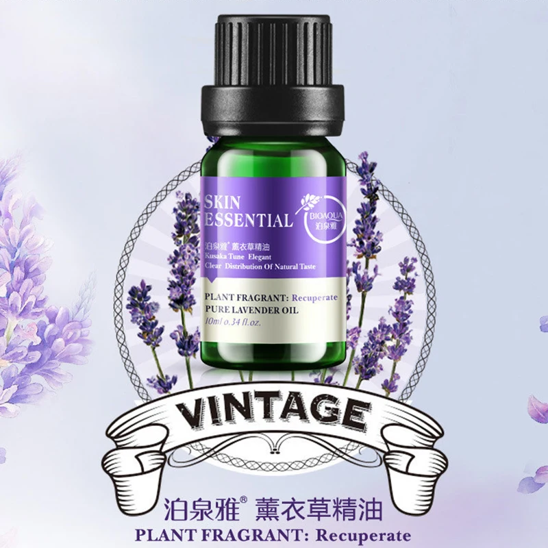 Лаванда Роза эфирное масло для ухода за кожей лечение от прыщей Отбеливание