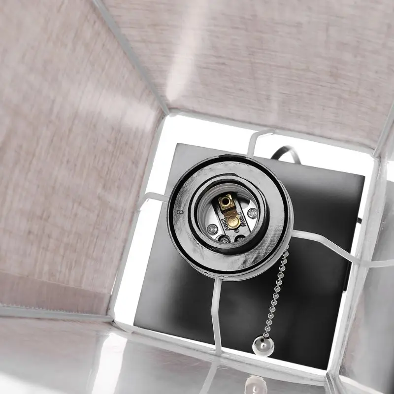 Прикроватная Настольная лампа с деревянным основанием USB-портом и выключателем