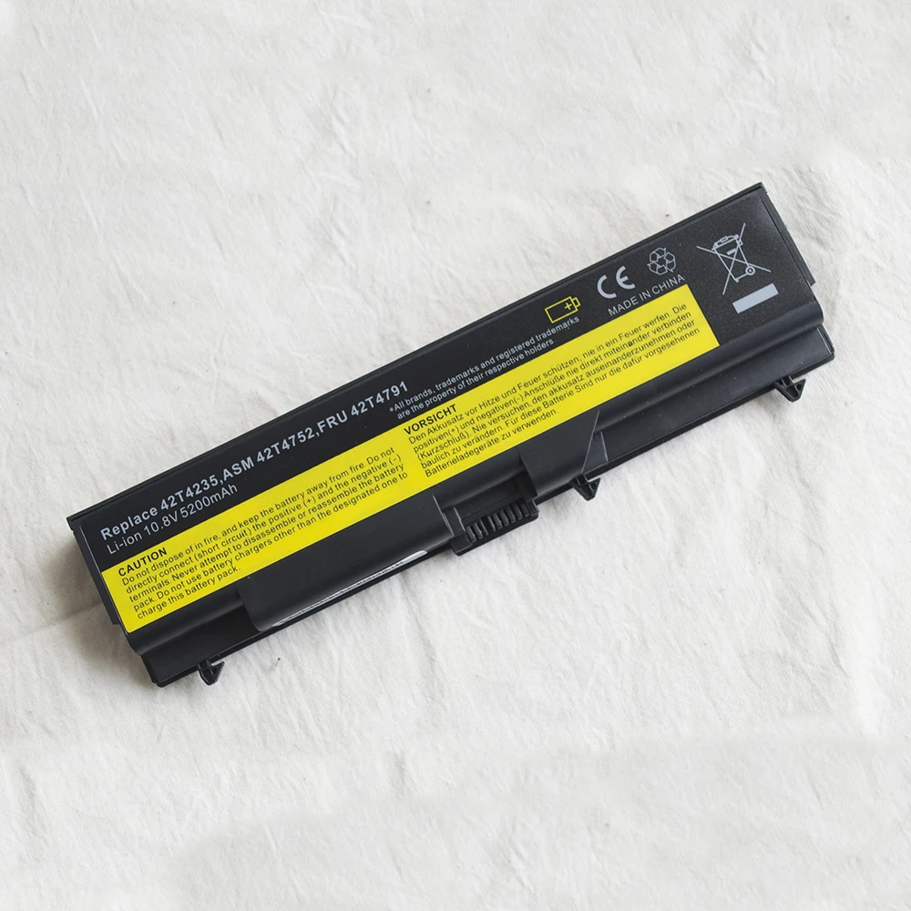 6 ячеек для Lenovo Edge 14 &quotT410i L400 L500 E520 42T4751 42T4752 42T4885 42T4886 42T4708 42T4709 42T4710 51J0499|Аккумуляторы