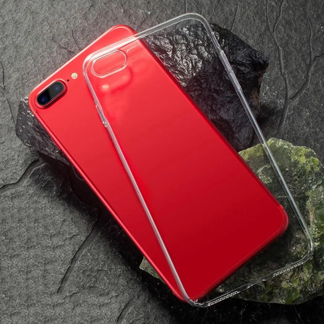 Creative Transparent Ultra-thin TPU Anti-fall Phone Case Back Cover For iPhone Easy to install and remove. | Мобильные телефоны и