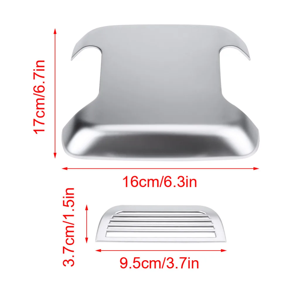

3Pcs Chrome Car Roof Air Conditioning Vent Cover Trim for Land Rover Discovery 4 LR4 2009 2010 2011 2012 2013 2014 2015 2016 NEw