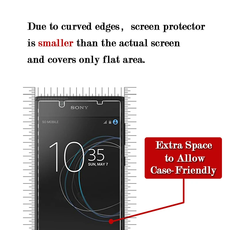 Защитное стекло для sony xperia xa1 plus glas xa xz xz1 z2 z3 z5 xa2 ultra temper screen protect|Защитные стёкла и