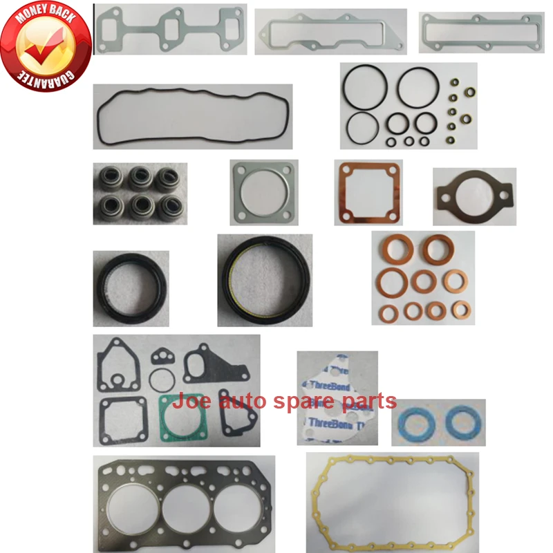 Полный комплект прокладок двигателя для Yanmar 3D84 2 3TN84 3TNA84 729131 92602 72913192602|Полный