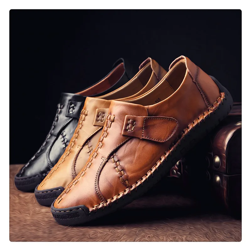 URBANFIND/роскошный дизайн; Новинка; лоферы из натуральной кожи; мужские мокасины; слипоны; кроссовки на плоской подошве; повседневная мужская обувь; мужские водонепроницаемые мокасины для взрослых