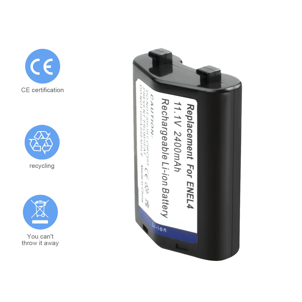 11 1 V 2400 мА/ч EN EL4 RU EL4a ENEL4a Камера Батарея Аккумулятор Akku для Nikon D2H D2Hs D2X D2Xs D3 D3S F6 MH 21