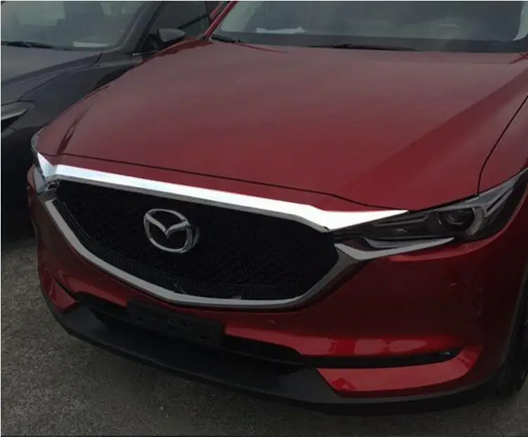 ABS Chrome переднего бампера Решетка капот крышка планки для MAZDA CX-5 CX5 BY EMS