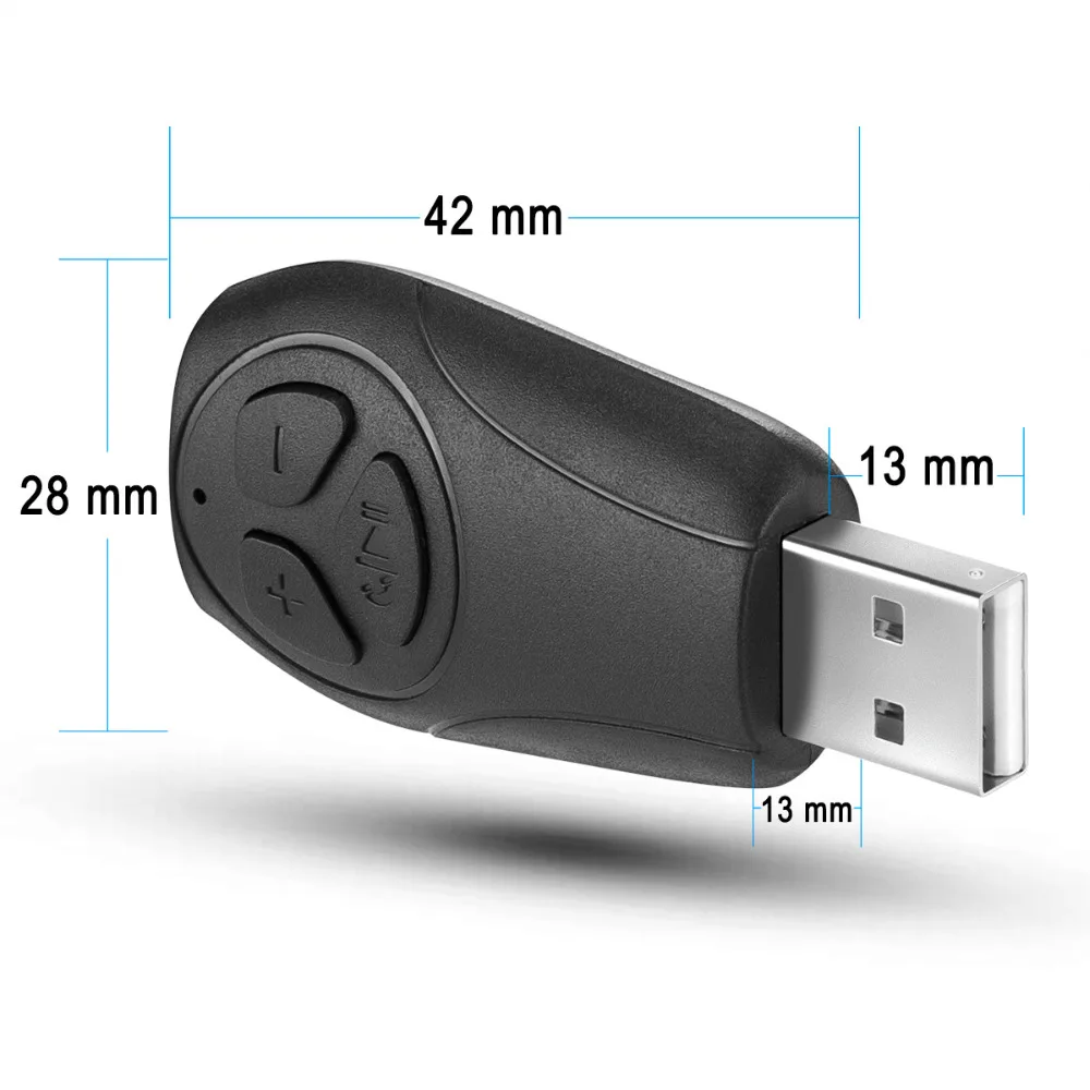 New USB key for Wireless Bluetooth HandsFree Car Kit FM and mp3 player with TF card MP3 Music Player Receiver | Электроника