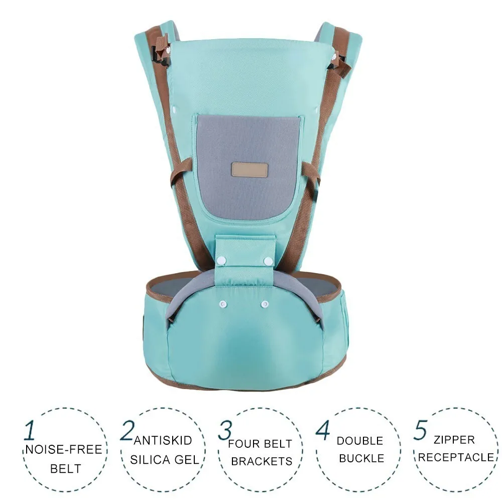 Слинг Hipseat для детей эргономичный с о образными ножками весом 20 кг|Рюкзаки и сумки