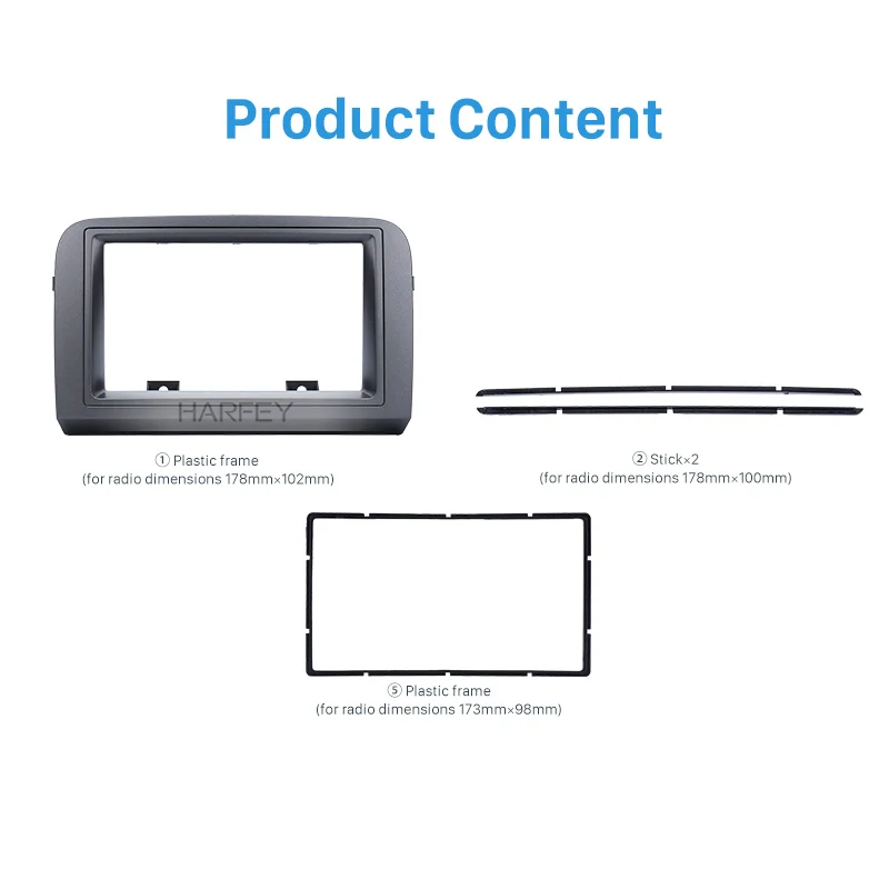Установочный Комплект Harfey 2Din для CD радио рамка Fascia Для FIAT CROMA 2005 панель приборной