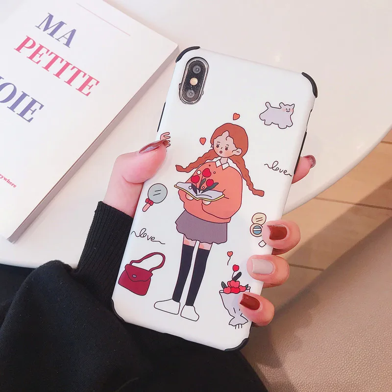 Забавный чехол для телефона с рисунком мальчиков и девочек iphone XS XR Max 6 S 7 8 Plus