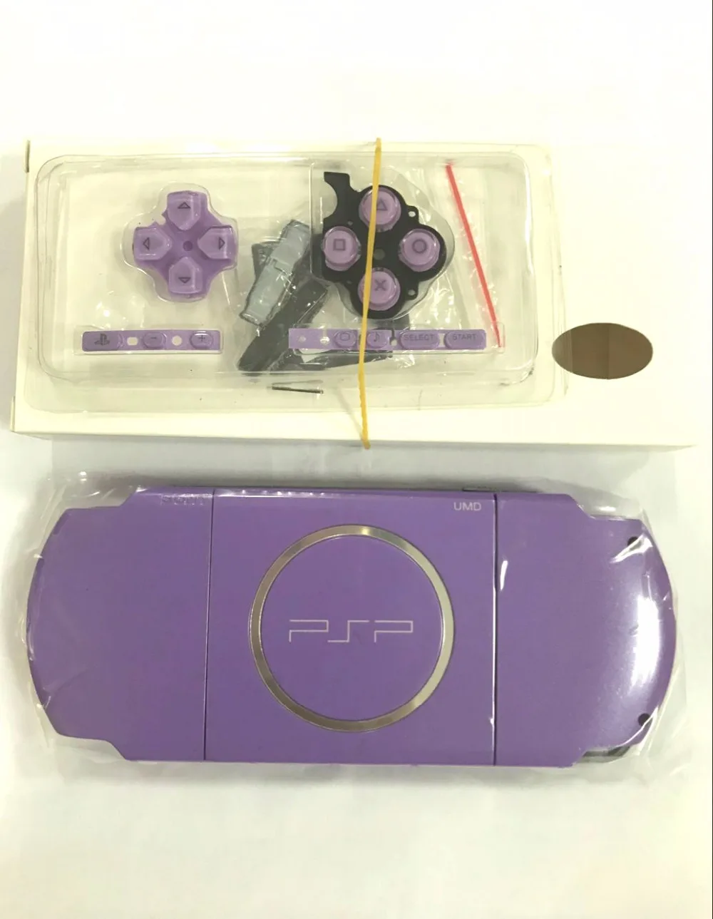 Чехол с лицевой панелью фиолетового цвета для ремонта Sony PSP 3000 чехол