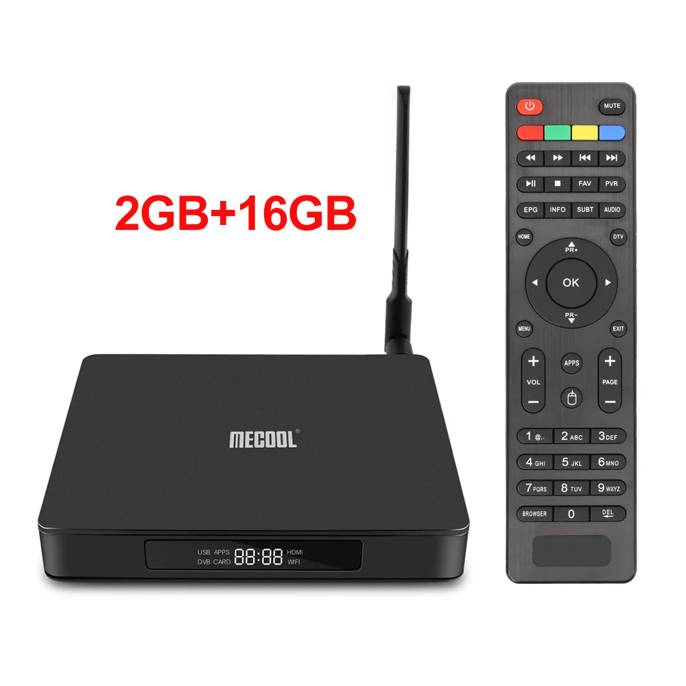 Mecool K6 Mecool K6 DVB-S2 DVB-T2 Android tv Box Hisilicon Hi3798M 2 Гб ОЗУ 16 Гб ПЗУ 64 бит 2,4/5 ГГц двойной Wifi BT4.1 4K Ultra HD MECOOL KM3 - Цвет: Mecool K6