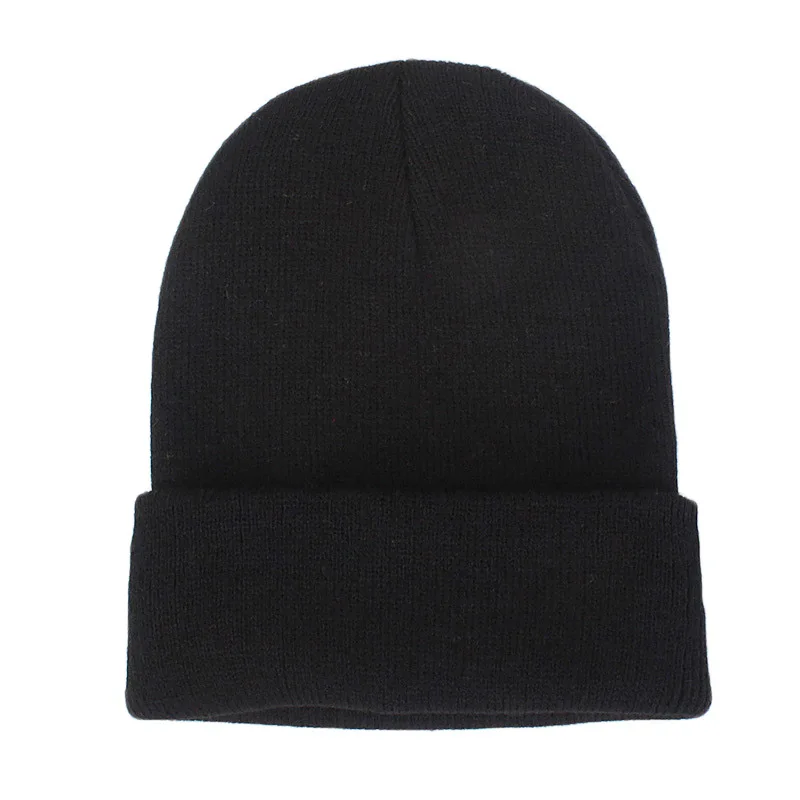 Style4 black Осень зима шапка тёплая шапка вязаная шапка мужская и кепка женская шапка женская осень Шапка с надписью "vogue" - Цвет: Style4 black