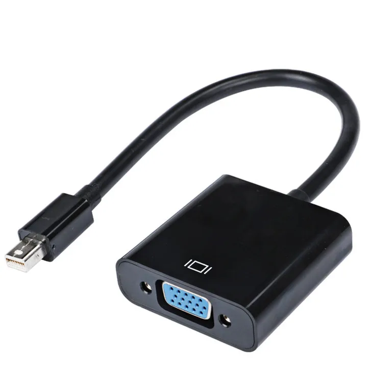 MINI DP to VGA DZLST Mini DP к HDMI DVI VGA адаптер 3 в 1 концентратор Mini DisplayPort 1080P видео адаптер конвертер для iMac Apple MacBook Pro Air - Цвет: MINI DP to VGA