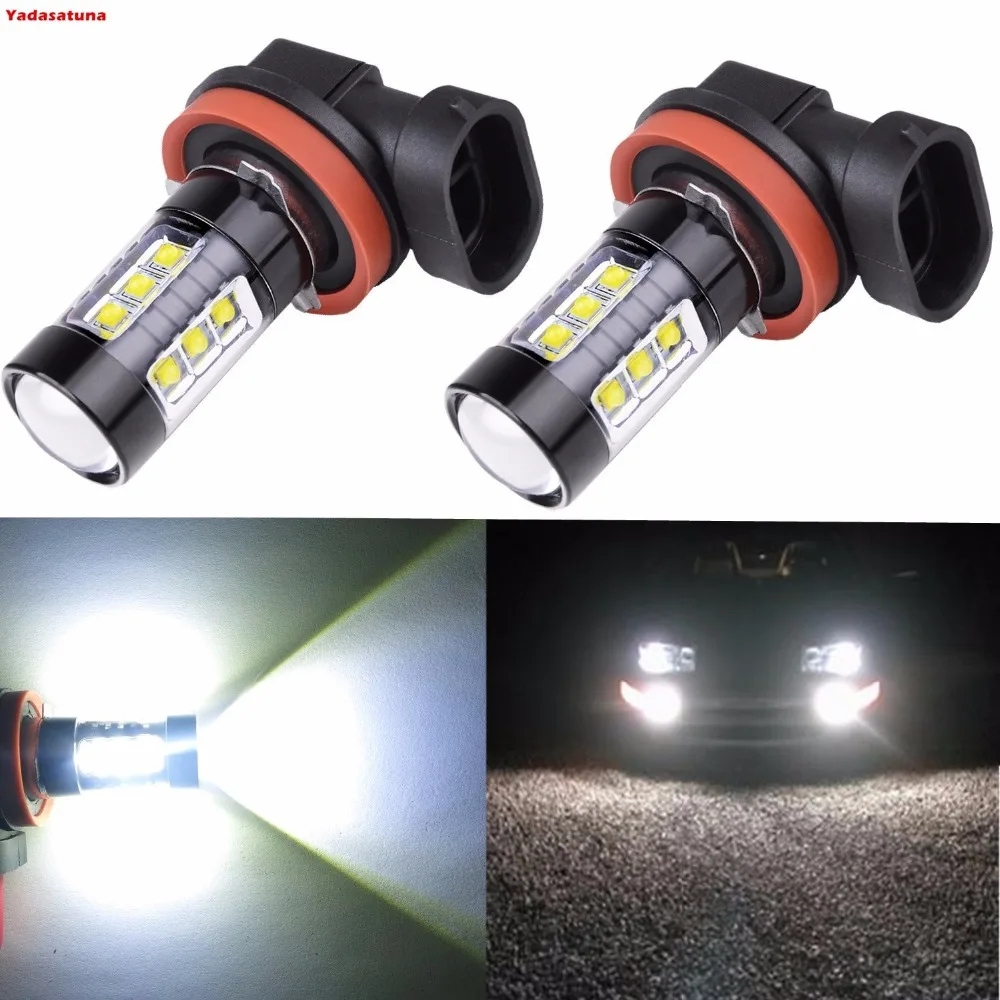 

2 Pcs New 80W 1200 Lumen High Power White Led Car Fog Driving Light DRL H16 H11 H8 H9 For 2014 Honda /Lexus /Nissan /Toyota