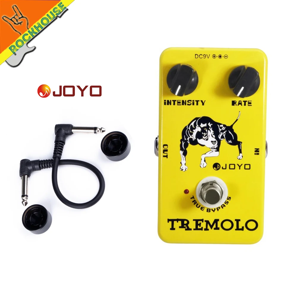 JOYO JF09 тремоло гитары педаль эффектов аналоговый stompbox интенсивность Регулируемый