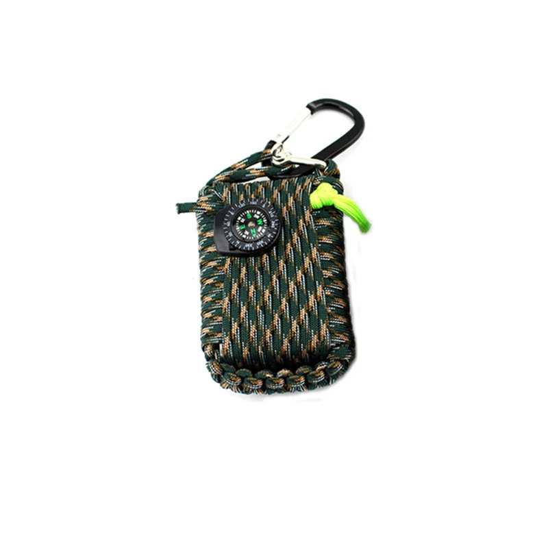 Mountain camouflage 29 в 1 открытый для повышения степени выживания; средства аварийного спасения; аварийно-спасательное оборудование комплект аварийного оборудования СОС Паракорд Первая помощь коробка поставок поле самопомощи коробка для кемпинга путешествия на открытом воздухе Рыбалка Комплект - Цвет: Mountain camouflage