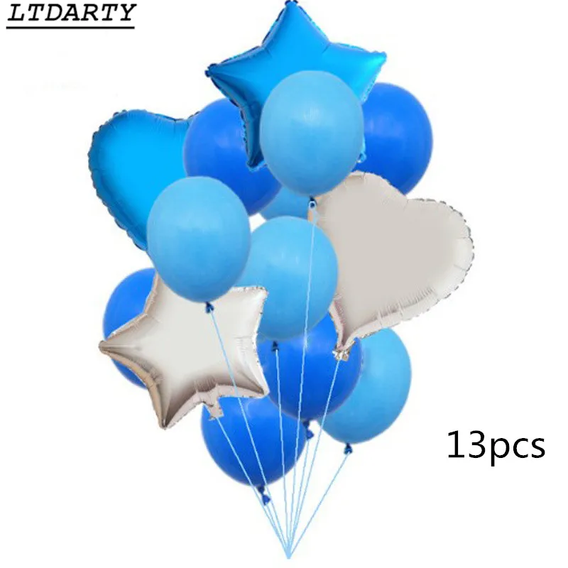 13pcs as picture Детский душ 1 шт 40 дюймов большой размер цифра 2 фольги гелиевые шары Gaint Digit Globos день рождения юбилеи украшения поставки - Цвет: 13pcs as picture