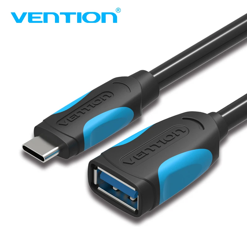 Кабель адаптер Vention с USB C на OTG для Xiaomi 5 Nexus 5X 6P Type кабель Huawei P9 Plus Samsung c