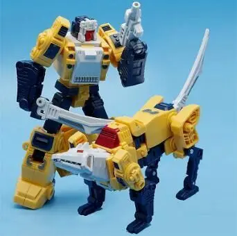Трансформация циклона predaking WaveSound скорой помощи Sixshot брутикус вентиляторы игрушки MFT MF3 Shockwave MFT MF0 Megotroun Фигурки игрушки - Цвет: Weirdwolf 12cm
